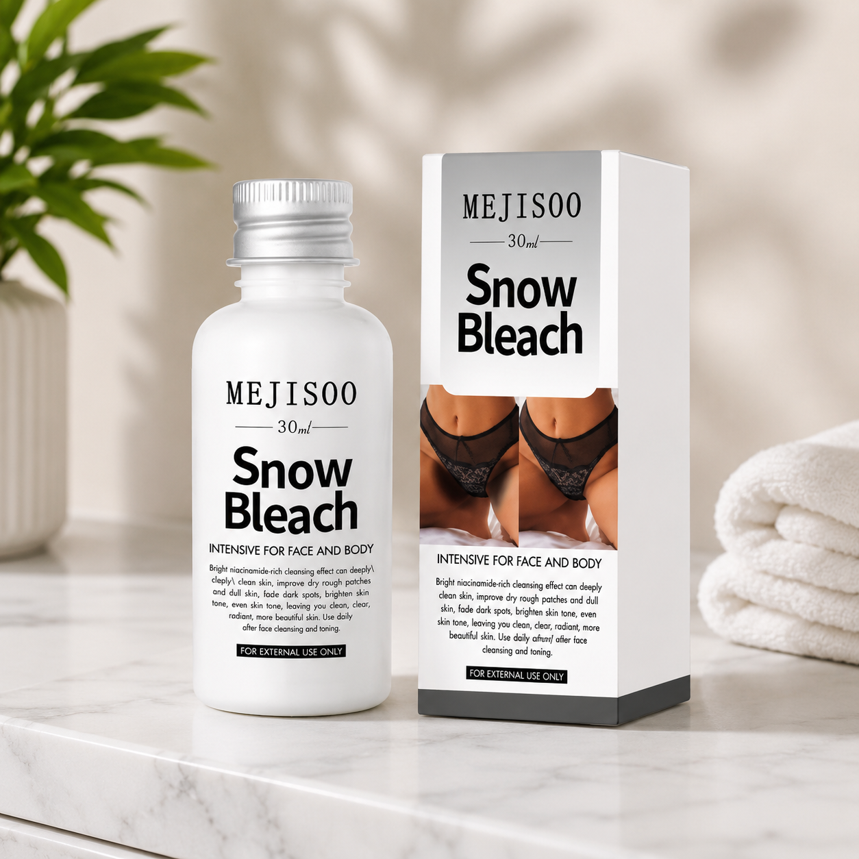 MEJISOO Snow Bleach Face & Body Brightening Lotion (30ml)