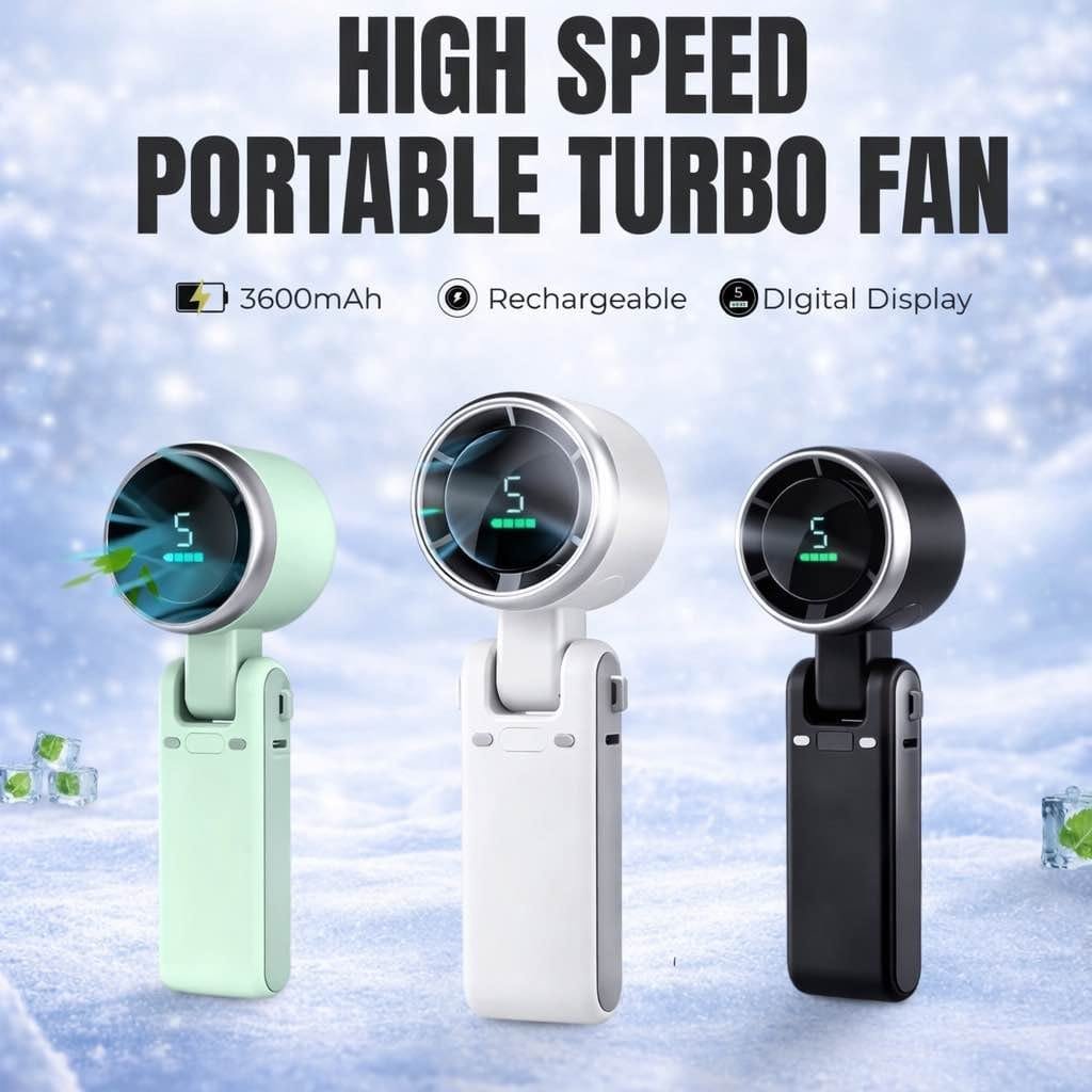 High-Speed Portable Turbo Fan